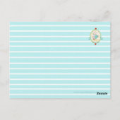 Bunny en Monkey Briefkaart (Achterkant)