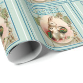 Bunny en paaseieren Cadeaupapier (Rol Hoek)