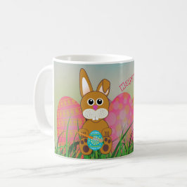 Bunny- en paaseieren koffiemok