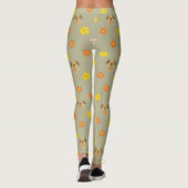 Bunny- en puppypatroon leggings (Achterkant)