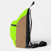 Bunny en schildpad met koffiekopje Koop mij een ko Sling Bag (Rechts)