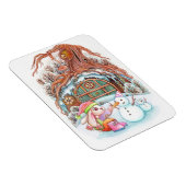 Bunny en Snowman Magneet (Rechterzijde)