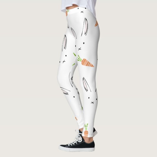 Bunny- en wortelLeggings Leggings (Links)
