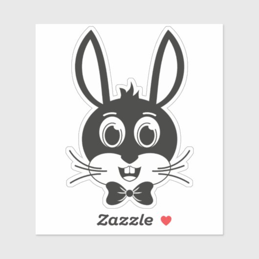 Bunny Face Boy-32886 Sticker (Vel)