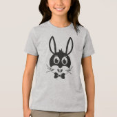 Bunny Face Boy-32886 Tri-Blend Shirt (Voorkant)
