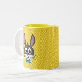 Bunny Face Boy-32886 Tweekleurige Koffiemok (Voorkant links)