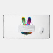 Bunny face Cool Easter Bunny met bril Bureaumat (Keyboard & Muis)