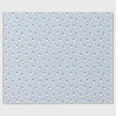 Bunny Face Easter Wrapping Paper - Schattige en fe Cadeaupapier (Vlak)