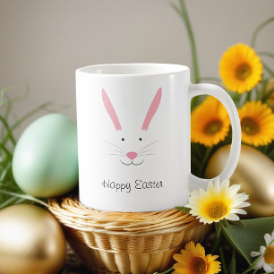 Bunny Face Holiday Easter Coffee Mok