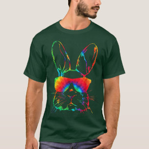 Bunny Face met zonnebril Tie Dye Kinder Boy voor E T-shirt