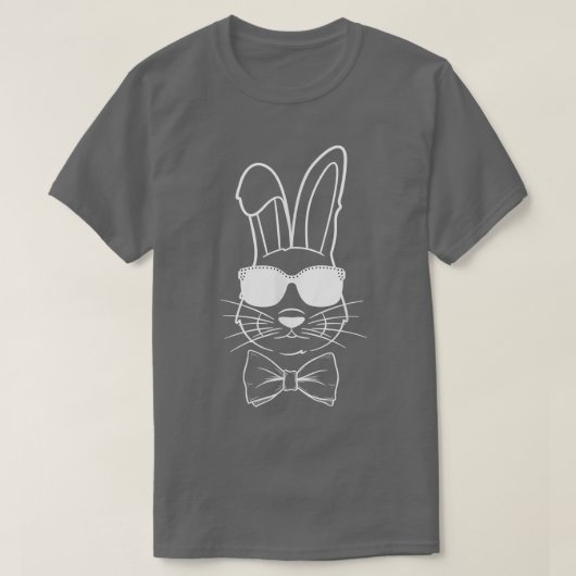 Bunny Face met zonnebril voor jongens Kinder Eas T-shirt (Design voorkant)