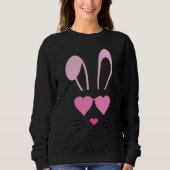 Bunny Face met zonnebrillen voor jongens Mannen Ki Trui (Voorkant)