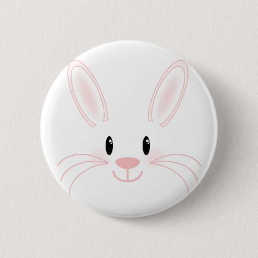 Bunny Face Ronde Button 5,7 Cm (Voorkant)