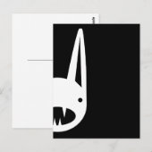 BUNNY FACES BRIEFKAART (Voorkant / Achterkant)