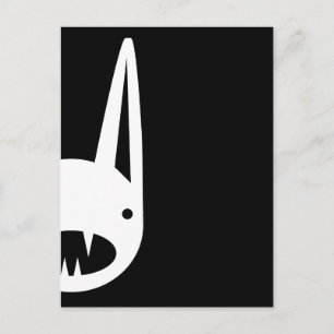 BUNNY FACES BRIEFKAART