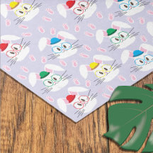 Bunny Facts en Paw-afdrukken Paaspapier