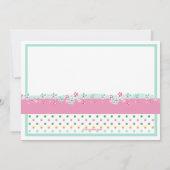 Bunny Family Fotoaankondiging Geboorte Aankondiging (Achterkant)