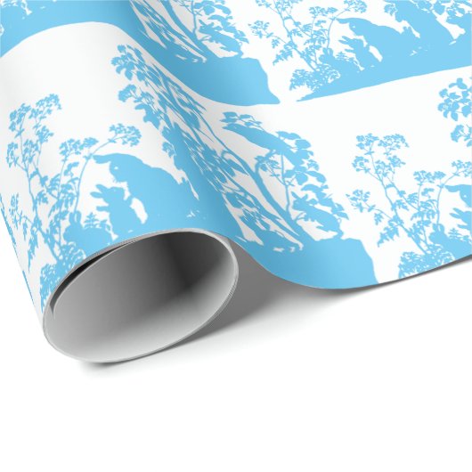 Bunny Family Wrapping Paper Cadeaupapier (Rol Hoek)