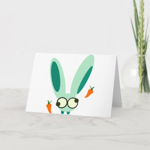 bunny feestdagen kaart