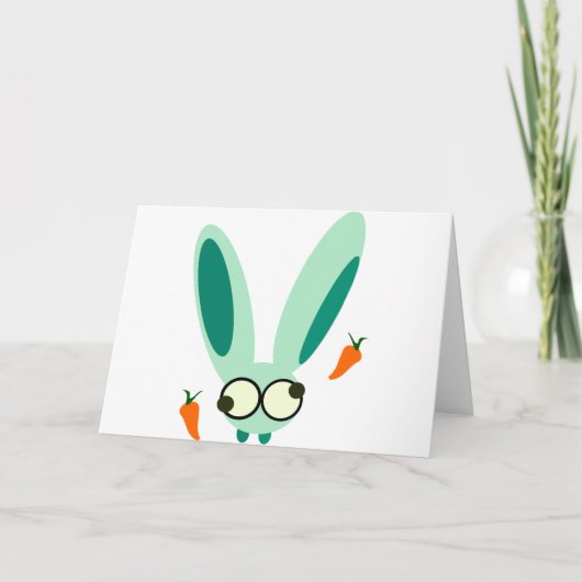 bunny feestdagen kaart (Voorkant)