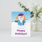 Bunny Feestdagenkaart (Staand voorkant)