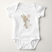 Bunny First Birthday Romper (Voorkant)