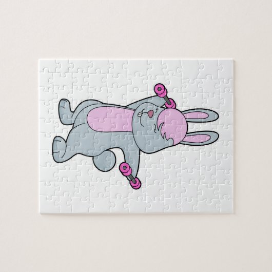 Bunny Fitness Dumbbell Legpuzzel (Horizontaal)