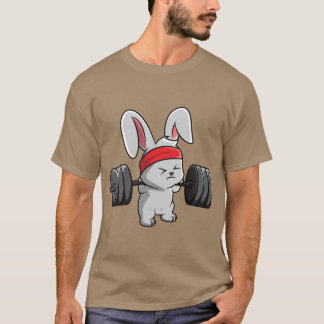 Bunny Fitness Gym Workout family T-shirt