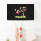 Bunny Flamingo Easter 2021 | Cute Flamingo Lovers Spandoek (Insitu)