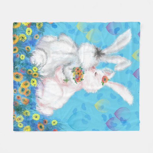 Bunny Fleece Blanket - Hug (Voorkant (Horizontaal))