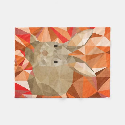 Bunny Fleece Deken (Voorkant (Horizontaal))