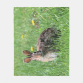 Bunny Fleece Deken (Voorkant)