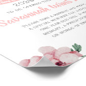 Bunny Floral Birthday Time Capsule Poster (Hoek)