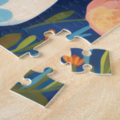 Bunny Floral Legpuzzel (Zijkant)