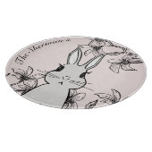  Bunny Floral Pasen Snijplank (Hoek)