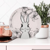  Bunny Floral Pasen Snijplank