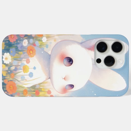 Bunny Flower Bliss Case-Mate iPhone Case (Achterkant (horizontaal))