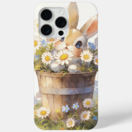 Bunny Flower Hiding Place iPhone 15 Pro Max Hoesje