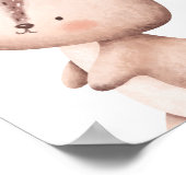 Bunny Forest Nursery Poster Kinder Room Decor (Hoek)