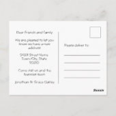 Bunny Foto die we hebben verplaatst | Nieuwe aanko Briefkaart (Achterkant)