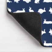 Bunny Frenzy Muismat (Marineblauw) (Hoek)