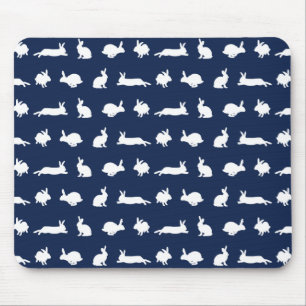 Bunny Frenzy Muismat (Marineblauw)