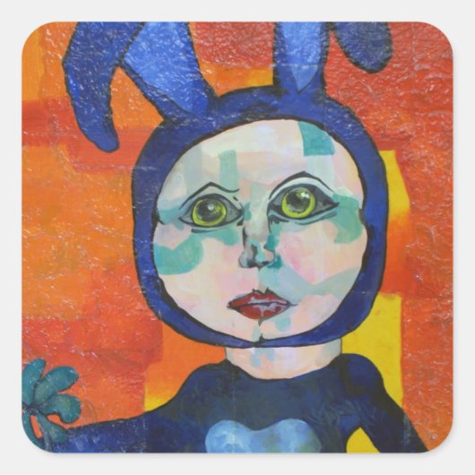 Bunny Friend Sticker (Voorkant)