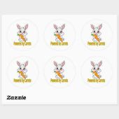 Bunny Fuel Ronde Sticker (Vel)