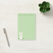 Bunny Fun personaliseren Post-it® Notes (Kantoor)