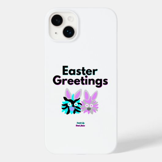 Bunny Fuzzies Apple iPhone 14 Plus Hoesje (Achterkant)