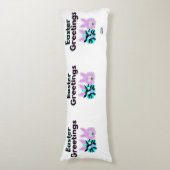 Bunny Fuzzies Body Kussen (Voorkant Verticaal)