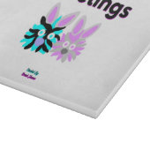 Bunny Fuzzies Glas Snijplank (Hoek)