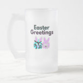 Bunny Fuzzies Grote Frosted Glass Mok (Links)