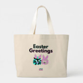 Bunny Fuzzies Jumbo Canvas tas (Achterkant)